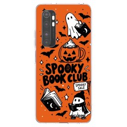 Átlátszó szilikon tok az alábbi mobiltelefonokra Xiaomi Mi Note 10 Lite - Spooky book club