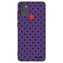 Fekete szilikon tok az alábbi mobiltelefonokra Samsung Galaxy A21s - Flickers 2