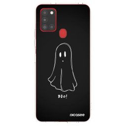 Átlátszó szilikon tok az alábbi mobiltelefonokra Samsung Galaxy A21s - Ghost 2