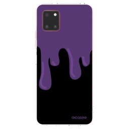Átlátszó szilikon tok az alábbi mobiltelefonokra Samsung Galaxy Note 10 Lite N770F - Purple spooky