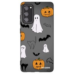 Fekete szilikon tok az alábbi mobiltelefonokra Samsung Galaxy S20 FE - Spooky crew