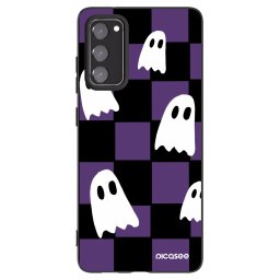 Fekete szilikon tok az alábbi mobiltelefonokra Samsung Galaxy S20 FE - Ghosts