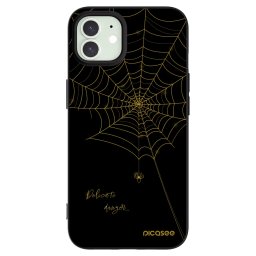 Fekete szilikon tok az alábbi mobiltelefonokra Apple iPhone 12 - Delicate danger