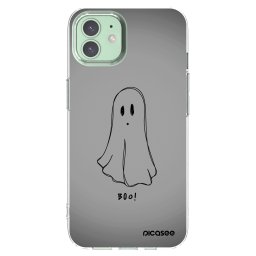 Átlátszó szilikon tok az alábbi mobiltelefonokra Apple iPhone 12 - Ghost