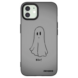Fekete szilikon tok az alábbi mobiltelefonokra Apple iPhone 12 Pro - Ghost