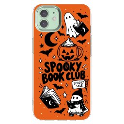 Átlátszó szilikon tok az alábbi mobiltelefonokra Apple iPhone 12 Pro - Spooky book club