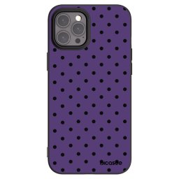 Fekete szilikon tok az alábbi mobiltelefonokra Apple iPhone 12 Pro Max - Flickers 2