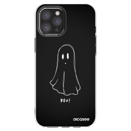 Átlátszó szilikon tok az alábbi mobiltelefonokra Apple iPhone 12 Pro Max - Ghost 2