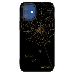 Fekete szilikon tok az alábbi mobiltelefonokra Apple iPhone 12 mini - Delicate danger