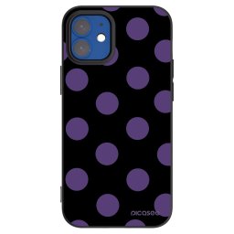 Fekete szilikon tok az alábbi mobiltelefonokra Apple iPhone 12 mini - Big flickers