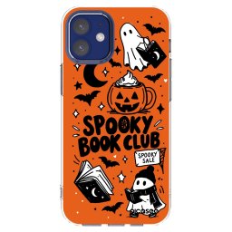 Átlátszó szilikon tok az alábbi mobiltelefonokra Apple iPhone 12 mini - Spooky book club