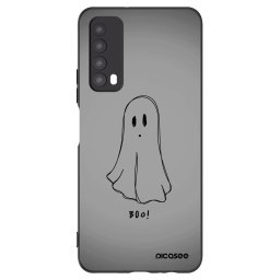 Fekete szilikon tok az alábbi mobiltelefonokra Huawei P Smart 2021 - Ghost