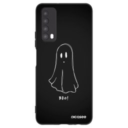 Fekete szilikon tok az alábbi mobiltelefonokra Huawei P Smart 2021 - Ghost 2