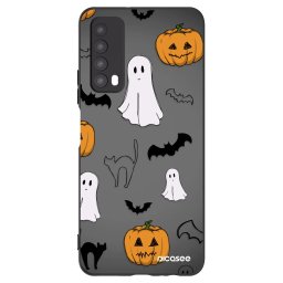 Fekete szilikon tok az alábbi mobiltelefonokra Huawei P Smart 2021 - Spooky crew