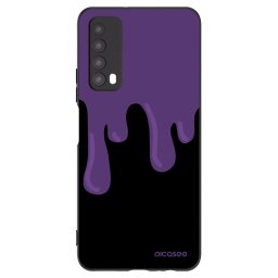 Fekete szilikon tok az alábbi mobiltelefonokra Huawei P Smart 2021 - Purple spooky