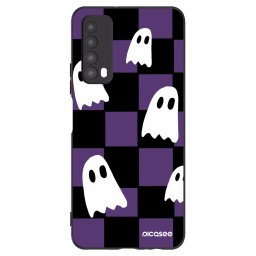 Fekete szilikon tok az alábbi mobiltelefonokra Huawei P Smart 2021 - Ghosts