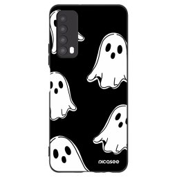Fekete szilikon tok az alábbi mobiltelefonokra Huawei P Smart 2021 - Black ghosts