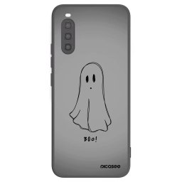 Fekete szilikon tok az alábbi mobiltelefonokra Sony Xperia 10 II - Ghost
