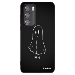 Fekete szilikon tok az alábbi mobiltelefonokra Huawei P40 - Ghost 2