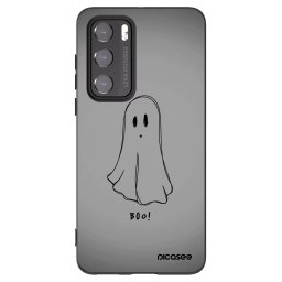 Fekete szilikon tok az alábbi mobiltelefonokra Huawei P40 - Ghost
