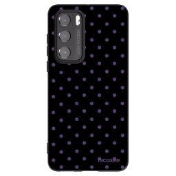 Fekete szilikon tok az alábbi mobiltelefonokra Huawei P40 - Flickers