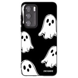 Fekete szilikon tok az alábbi mobiltelefonokra Huawei P40 - Black ghosts