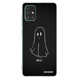 Átlátszó szilikon tok az alábbi mobiltelefonokra Samsung Galaxy M51 M515F - Ghost 2