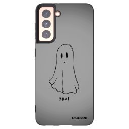Fekete szilikon tok az alábbi mobiltelefonokra Samsung Galaxy S21 5G G991B - Ghost