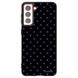 Fekete szilikon tok az alábbi mobiltelefonokra Samsung Galaxy S21 5G G991B - Flickers