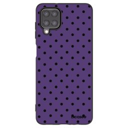Fekete szilikon tok az alábbi mobiltelefonokra Samsung Galaxy A12 A125F - Flickers 2