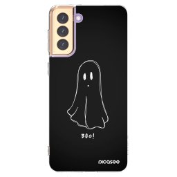 Átlátszó szilikon tok az alábbi mobiltelefonokra Samsung Galaxy S21+ 5G G996F - Ghost 2