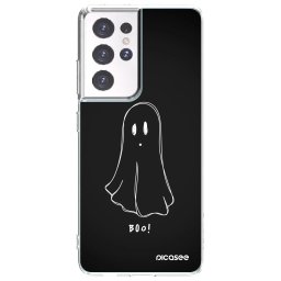 Átlátszó szilikon tok az alábbi mobiltelefonokra Samsung Galaxy S21 Ultra 5G G998B - Ghost 2