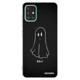 Átlátszó szilikon tok az alábbi mobiltelefonokra Samsung Galaxy M31s - Ghost 2