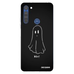 Átlátszó szilikon tok az alábbi mobiltelefonokra Motorola Moto G8 - Ghost 2
