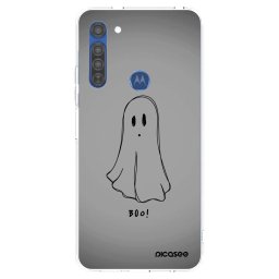 Átlátszó szilikon tok az alábbi mobiltelefonokra Motorola Moto G8 - Ghost