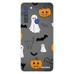 Átlátszó szilikon tok az alábbi mobiltelefonokra Motorola Moto G8 - Spooky crew