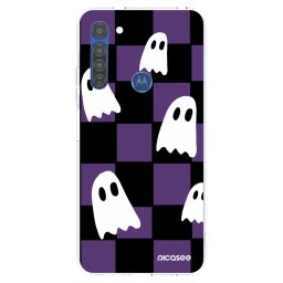 Átlátszó szilikon tok az alábbi mobiltelefonokra Motorola Moto G8 - Ghosts