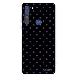 Átlátszó szilikon tok az alábbi mobiltelefonokra Motorola Moto G8 - Flickers