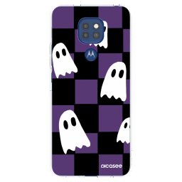 Átlátszó szilikon tok az alábbi mobiltelefonokra Motorola Moto G9 Play - Ghosts
