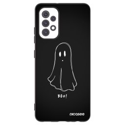 Fekete szilikon tok az alábbi mobiltelefonokra Samsung Galaxy A32 5G A326B - Ghost 2