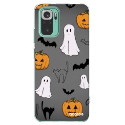 Átlátszó szilikon tok az alábbi mobiltelefonokra Xiaomi Redmi Note 10 Pro - Spooky crew