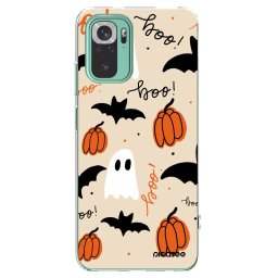 Átlátszó szilikon tok az alábbi mobiltelefonokra Xiaomi Redmi Note 10 Pro - Halloween 26
