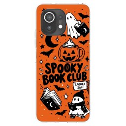 Átlátszó szilikon tok az alábbi mobiltelefonokra Xiaomi Mi 11 - Spooky book club