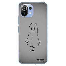 Átlátszó szilikon tok az alábbi mobiltelefonokra Xiaomi Mi 11 Lite - Ghost