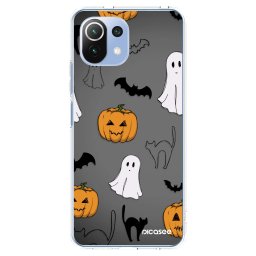 Átlátszó szilikon tok az alábbi mobiltelefonokra Xiaomi Mi 11 Lite - Spooky crew