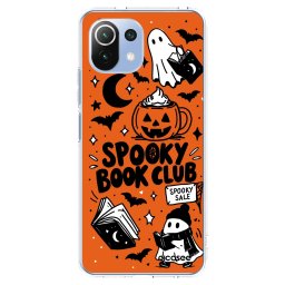 Átlátszó szilikon tok az alábbi mobiltelefonokra Xiaomi Mi 11 Lite - Spooky book club