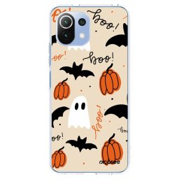 Átlátszó szilikon tok az alábbi mobiltelefonokra Xiaomi Mi 11 Lite - Halloween 26