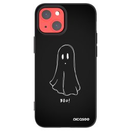 Fekete szilikon tok az alábbi mobiltelefonokra Apple iPhone 13 mini - Ghost 2