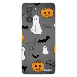 Átlátszó szilikon tok az alábbi mobiltelefonokra Xiaomi Poco F3 - Spooky crew