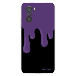 Átlátszó szilikon tok az alábbi mobiltelefonokra Xiaomi Poco F3 - Purple spooky
